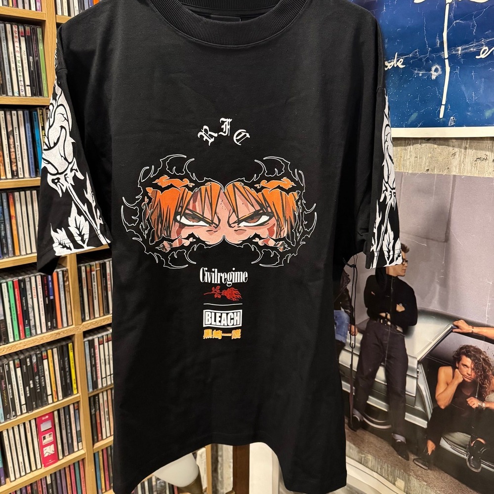 Civil Regime x Bleach - Ichigo NWT OVERSIZED size small